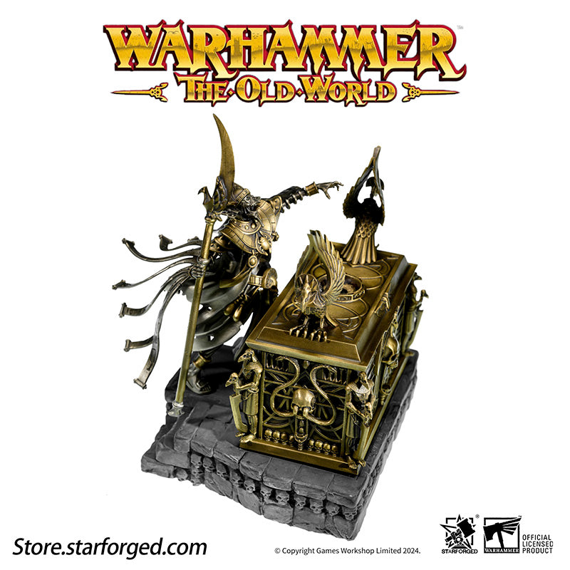 Starforged The Old World Warhammer Casket of Souls Incense Burner Tomb King dynasty Lords Aromatherapy Diffuser Other